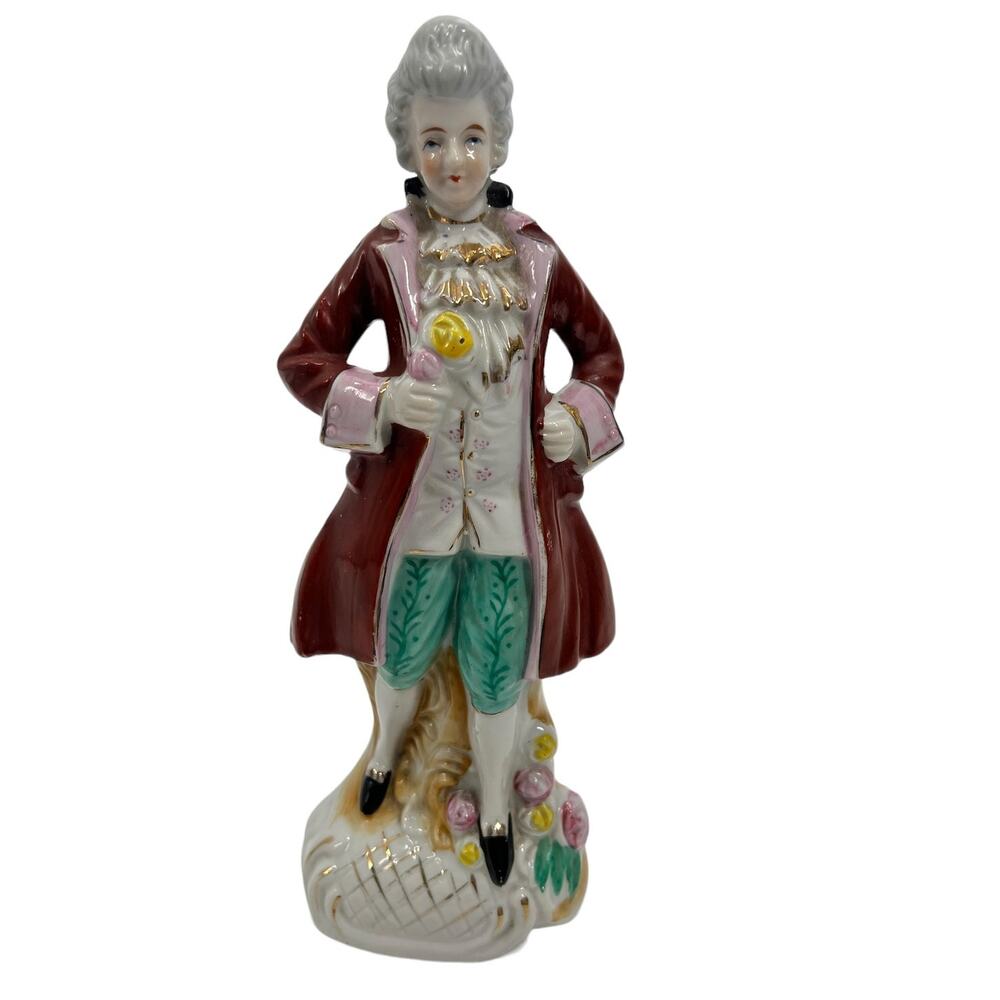 VINTAGE Occupied Japan Colonial Man Porcelain Figurine